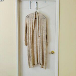 Relaxed Soft Long Cardigan with Side Pockets
